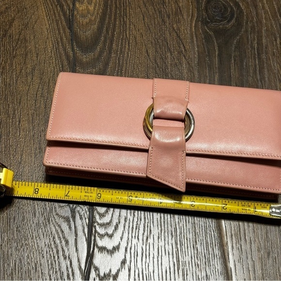 CARTIER Trinity Leather Bifold Long Wallet Rose pink Ladies - Picture 7 of 16